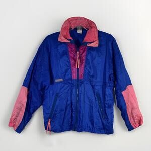 vintage Columbia Sportswear color-block windbreaker - Size S - READ